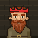 Classic pixel dwarf portrait