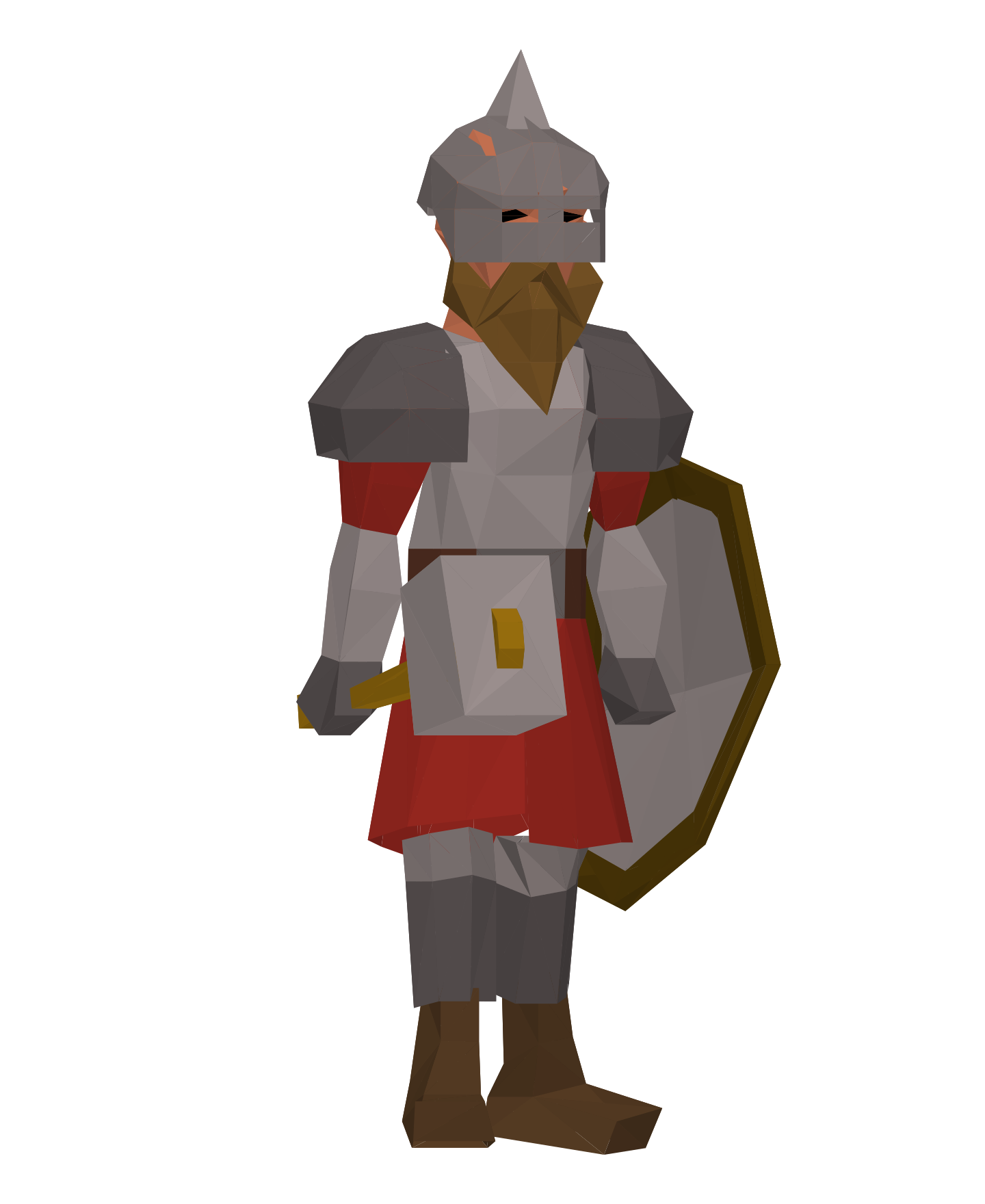 Armoured dwarf guard